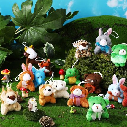 Hydren 200 Pcs Mini Stuffed Animals Bulk for Kids Tiny Critter Animals Plush for