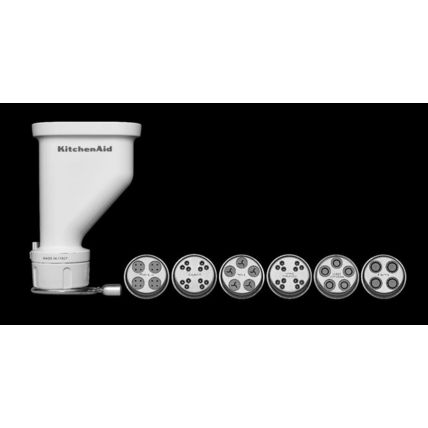 Kitchenaid KSMPEXTA Gourmet Pasta Press Attachment with 6 Interchangeable Pasta