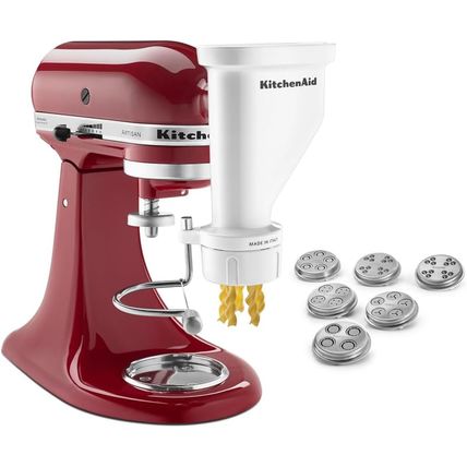 Kitchenaid KSMPEXTA Gourmet Pasta Press Attachment with 6 Interchangeable Pasta
