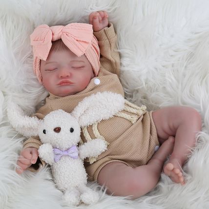 Lifelike Reborn Baby Dolls-20 Inch Sleeping Realistic Newborn Baby Dolls, Soft C