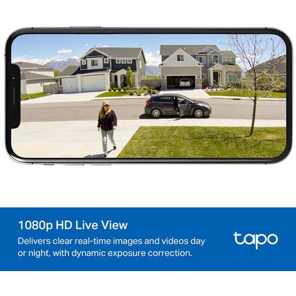 Tapo Solarcam C403 Kit, Outdoor Battery Camera W/Solar Panel, Wireless, 1080P, F