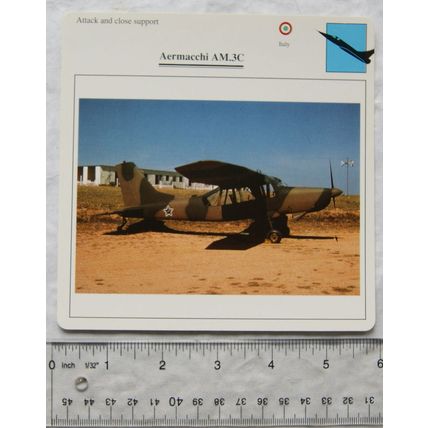 Aermacchi AM.3C - Italy - Attack & Close Support - Collectors Club Card