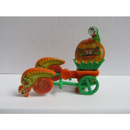 Kinder Surprise Toy 1997 K97 n91 Snails Pulling Snail Home