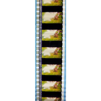 Pokemon . Pk TSR - A018r . 1 STRIP OF 5 - 35MM FILM CELLS