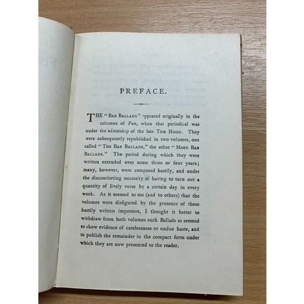 ANTIQUE "FIFTY 'BAB' BALLADS" W S GILBERT SMALL HARDBACK BOOK (P2)