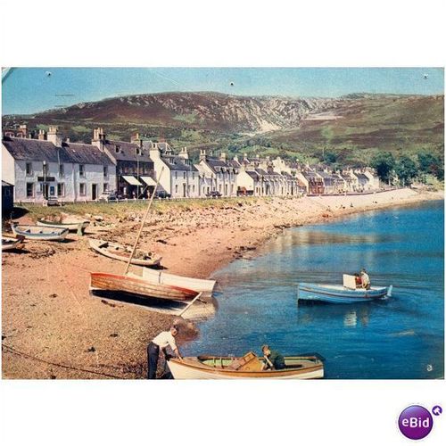 Scotland Postcard - Shore Street, Ullapool, Ross-Shire J. Arthur Dixon 4769