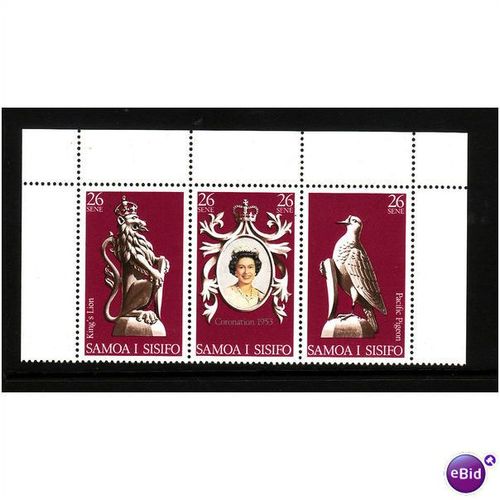 SAMOA 1978 CORONATION ANNIV SET 3 VALS U/M MINT