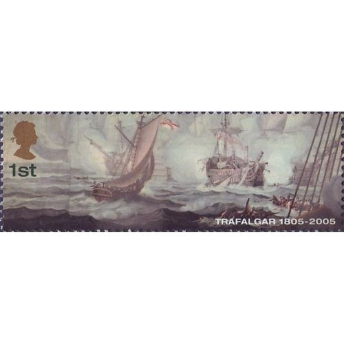 Great Britain 2005 Battle of Trafalgar 1st Entrepreante Belle Isle SG 2574 stamp