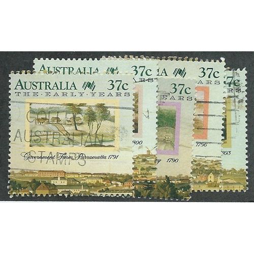 AUS 1988 SET 'THE EARLY YEARS' (5v) FINE USED (EBID47-854)