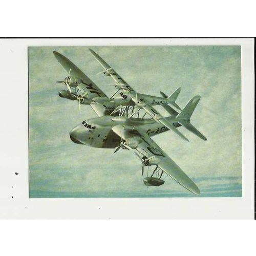 Aviation SHORT-MAYO COMPOSITE 1938 Postcard by Science Museum (458)