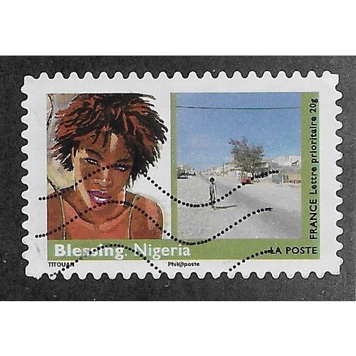 FRA 2009 (56c) 'WOMEN - BLESSING (NIGERIA)' FINE USED (EBID55-200)