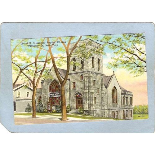 New York Wiliamsville Randall Memorial Baptist Church ny_box4~2452