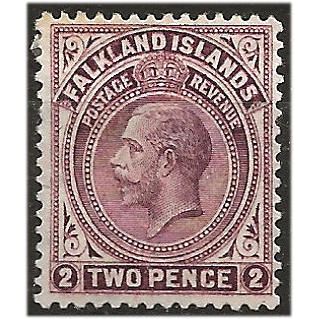 Falkland Islands 1914 SG62 2d Maroon Mounted Mint . ..