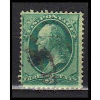 Used 158 3c George Washington Barely Clears RA0081