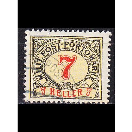 ÖSTERREICH AUSTRIA [BosHerz Porto] MiNr 0007 C ( O/used )