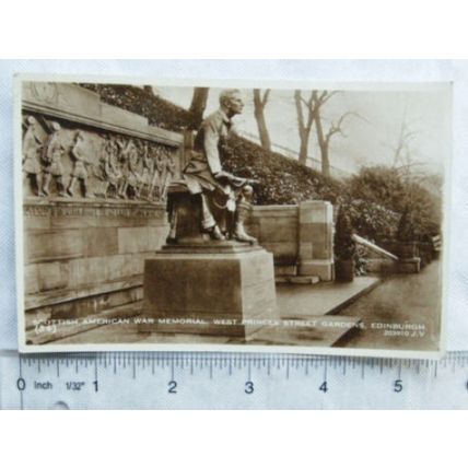 1935 postcard Scottish American War Memorial, Edinburgh