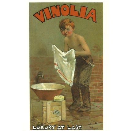 Advertising VINOLIA Luxury At Last Postcard (Mayfair BB 702)