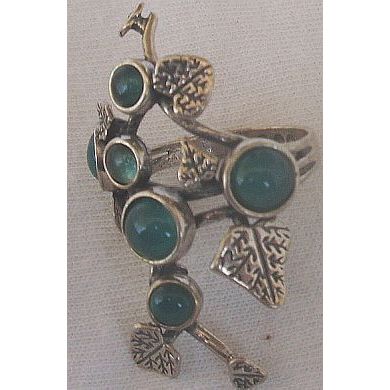 Silver flower green