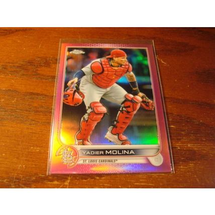 2022 Topps Chrome/Optic, 4-Cards, Pink, LOWE/MACHADO/MOLINA/BETTS