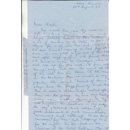 United States 1967 13c Kennedy Aerogramme Stowe VT-Glasgow UK posted VGC