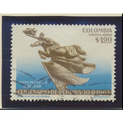 Colombia Stamp Scott #C453, Used