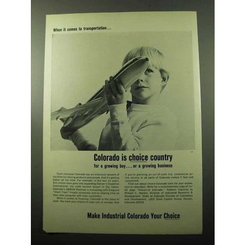 1969 Colorado Division of Commerce and Development Ad
