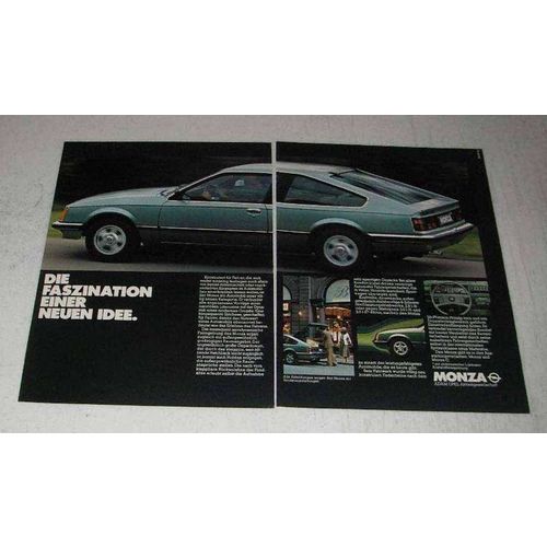 1979 2-pg Opel Monza Ad - In German