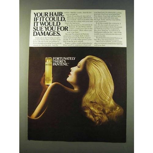 1979 Treatment de Pantene Ad - Sue You For Damages