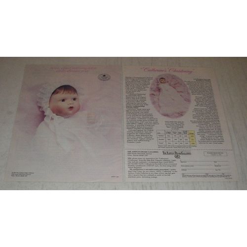 1991 Ashton-Drake Catherine's Christening Doll Ad - At last