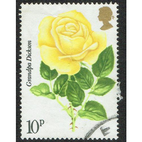 1976 Centenary of National Rose Society 10p Multicoloured SG1007 FU