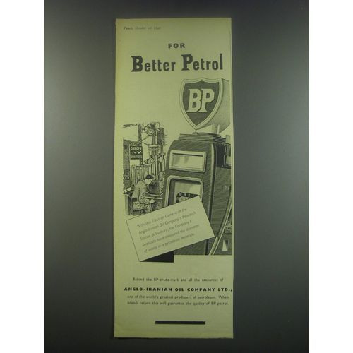 1949 BP Oil Ad