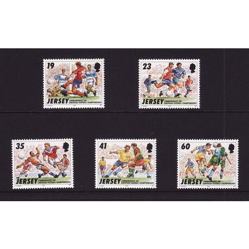 1996 Jersey, European Football, NH Mint Set SG 741-5
