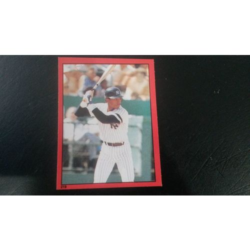 1982 Topps Stickers Card # 219 Willie Randolph Excellent (5) New York Yankees