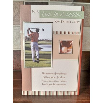 Father's Day Card - Golf - 008