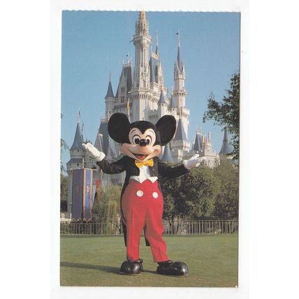 Mickey Mouse Postcard Walt Disney World A