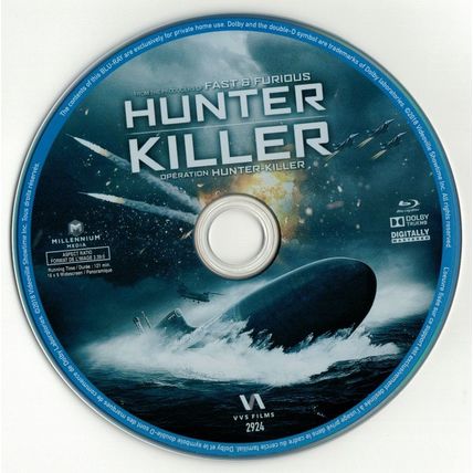 Hunter Killer (Blu-ray disc) Gerard Butler, Gary Oldman