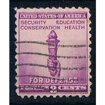 USA 1940 SG898 usa84 National Defense 3c Used Stamp