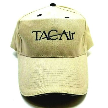 TacAir / Tac Air Tan Embroidered Trucker Hat Baseball Cap By Otto (T11)