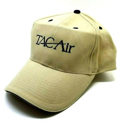 TacAir / Tac Air Tan Embroidered Trucker Hat Baseball Cap By Otto (T11)