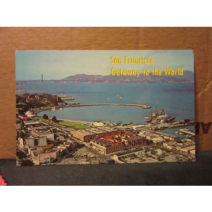 GATEWAY TO THE WORLD, SAN FRANCISCO. CALIFORNIA, USA .unused postcard =