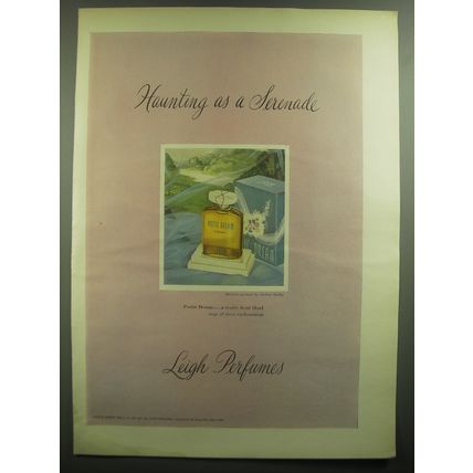 1947 Leigh Poetic Dream Perfume Ad - Haunting as a serenade