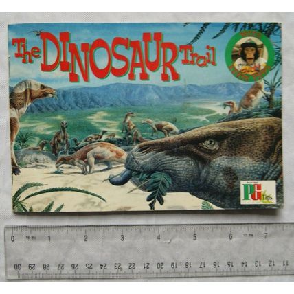 1983 PG Tips album - The Dinosaur Trail with 4 cards