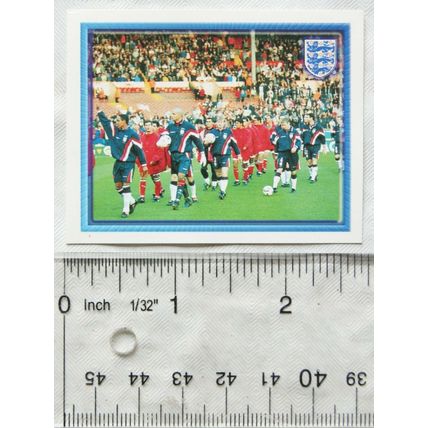 1998 Merlin England sticker 46 England vs. Mexico
