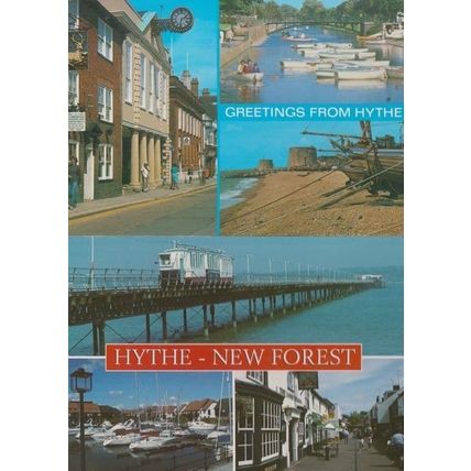 Hythe The New Forest Natwest Bank Pier Lord Nelson Pub 2x Postcard