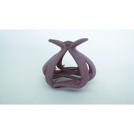 Medium sized colored soft textured octopus hair claw clip