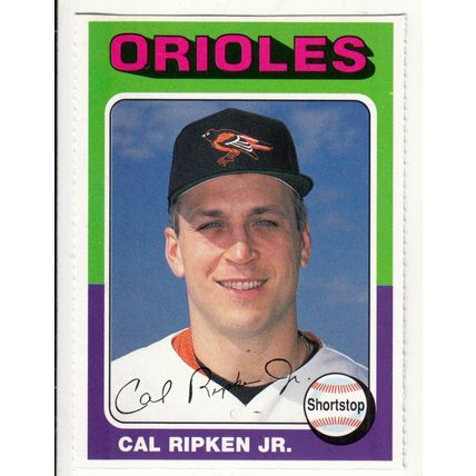 1991 Topps Magazine baseball TM49 Cal Ripken Jr. insert card –NM- Orioles