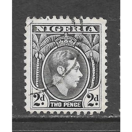 NIGERIA 1938 KG6 SG52 2d USED 52 SG