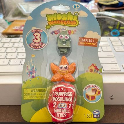 Spin Master 201 Moshi Monsters Series 1 Rocky & Fumble + 1 Mystery Figure