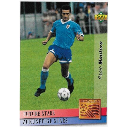 Upper Deck FIFA WC USA 1994 Preview: Future Stars, Uruguay - Montero (Paolo)