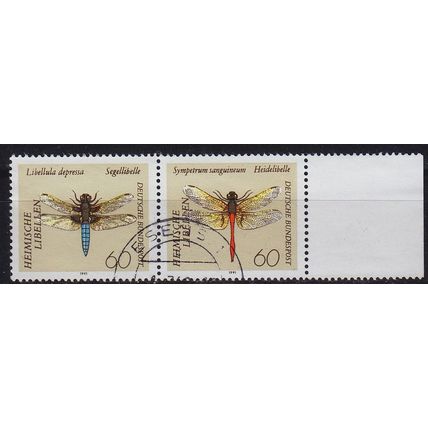 GERMANY BUND [1991] MiNr 1546+47 F19+F20 ( O/used ) [01] Tiere Plattenfehler